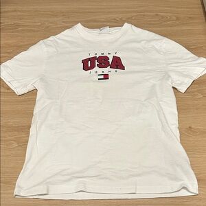 Tommy Hilfiger White USA Graphic Tee